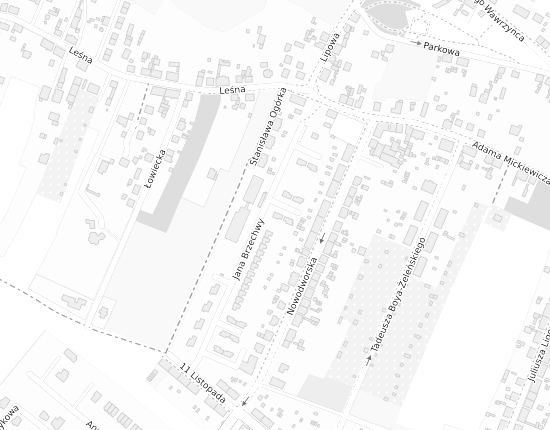 Mapa z adresem organizacji