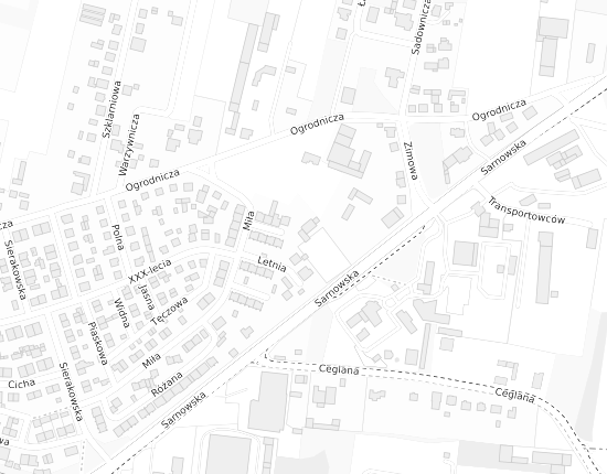 Mapa z adresem organizacji