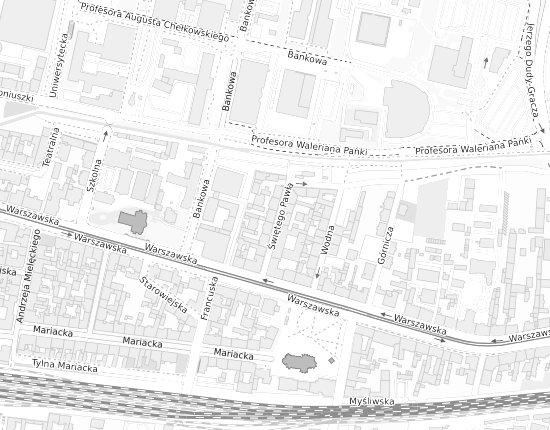 Mapa z adresem organizacji
