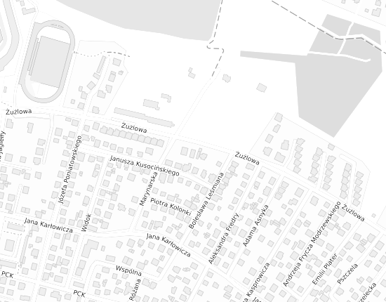 Mapa z adresem organizacji