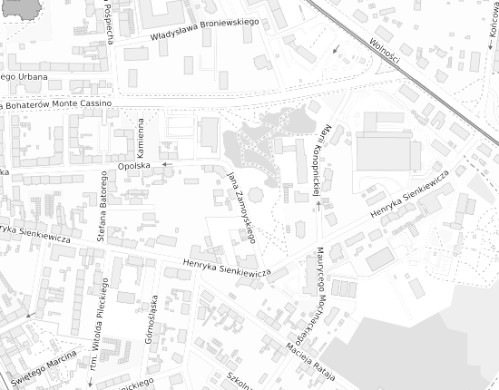 Mapa z adresem organizacji