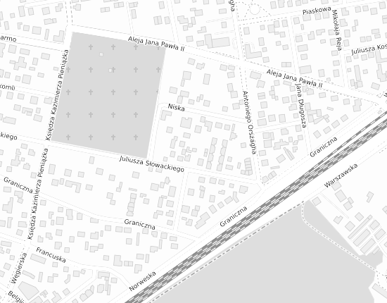 Mapa z adresem organizacji