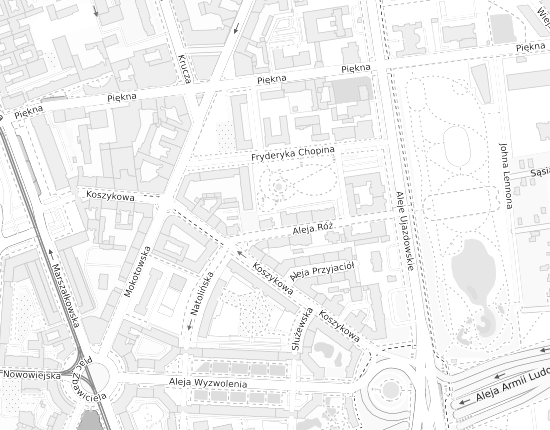 Mapa z adresem organizacji