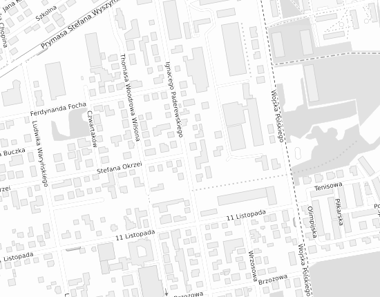 Mapa z adresem organizacji