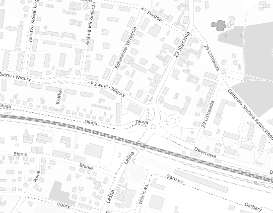 Mapa z adresem organizacji