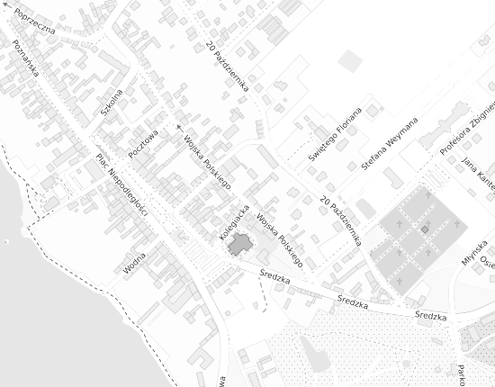 Mapa z adresem organizacji