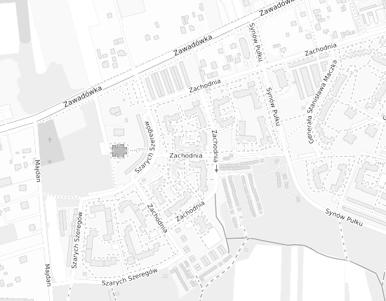 Mapa z adresem organizacji