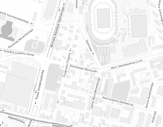 Mapa z adresem organizacji