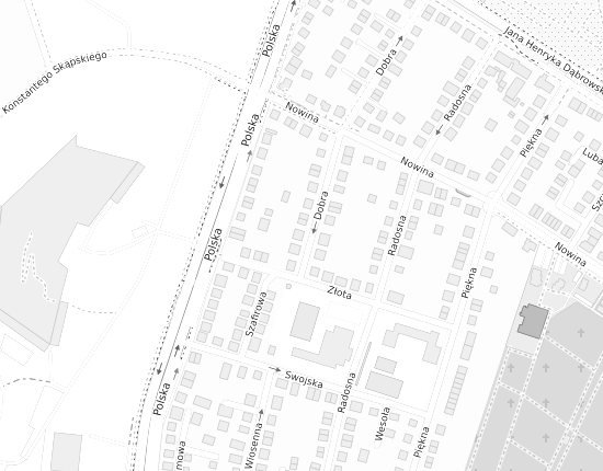 Mapa z adresem organizacji