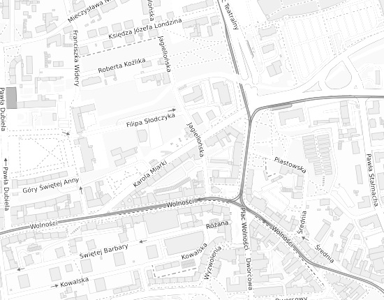 Mapa z adresem organizacji