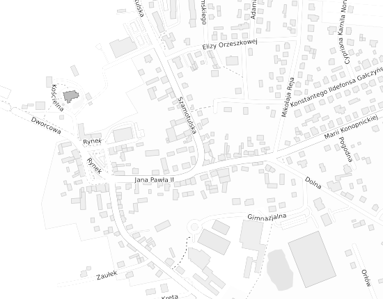 Mapa z adresem organizacji