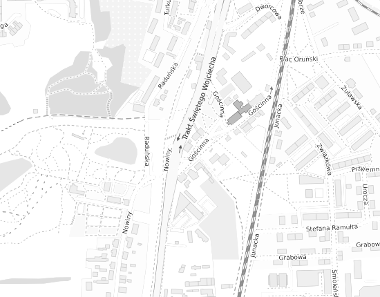 Mapa z adresem organizacji