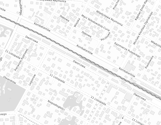 Mapa z adresem organizacji