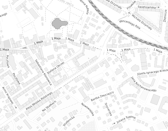 Mapa z adresem organizacji