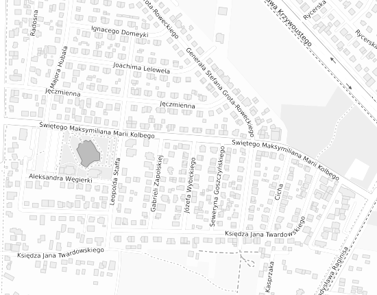 Mapa z adresem organizacji