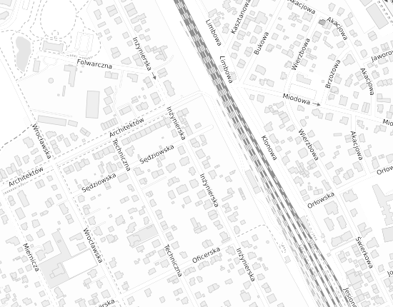 Mapa z adresem organizacji
