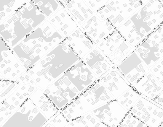 Mapa z adresem organizacji