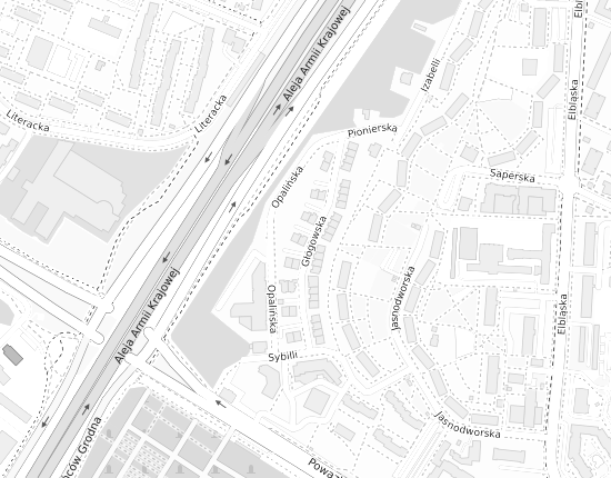 Mapa z adresem organizacji