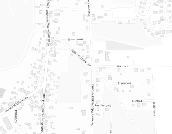 Mapa z adresem organizacji