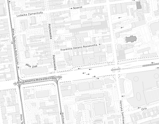 Mapa z adresem organizacji