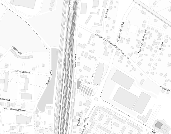 Mapa z adresem organizacji