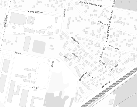Mapa z adresem organizacji