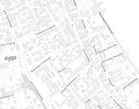 Mapa z adresem organizacji