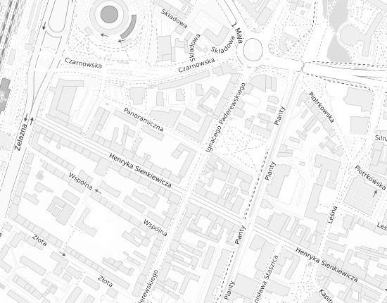 Mapa z adresem organizacji