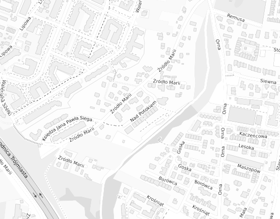Mapa z adresem organizacji