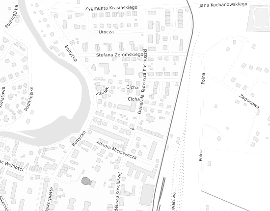 Mapa z adresem organizacji