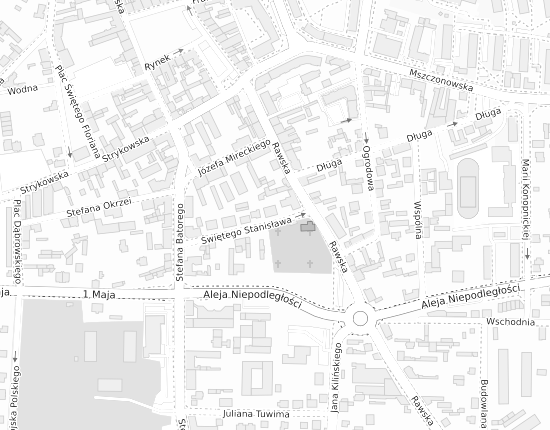 Mapa z adresem organizacji