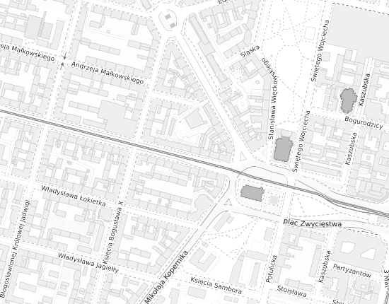 Mapa z adresem organizacji
