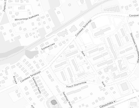 Mapa z adresem organizacji