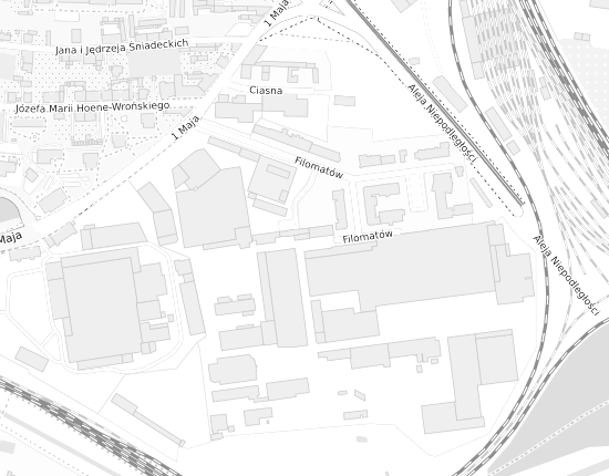 Mapa z adresem organizacji