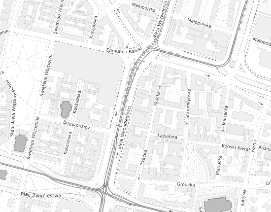 Mapa z adresem organizacji