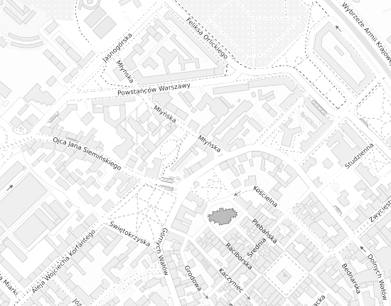 Mapa z adresem organizacji