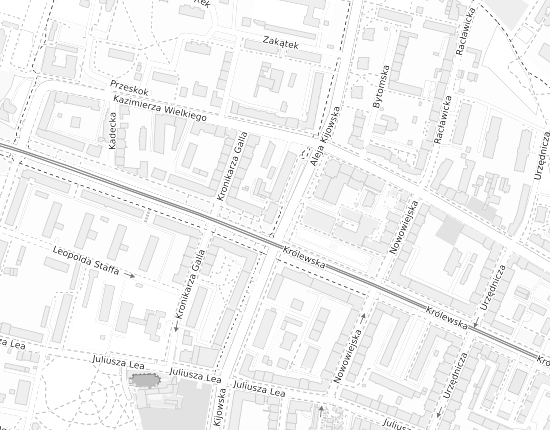 Mapa z adresem organizacji