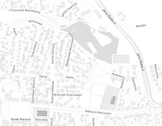 Mapa z adresem organizacji