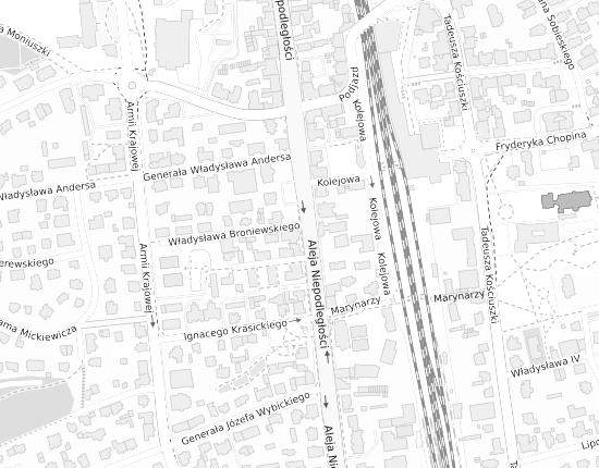 Mapa z adresem organizacji