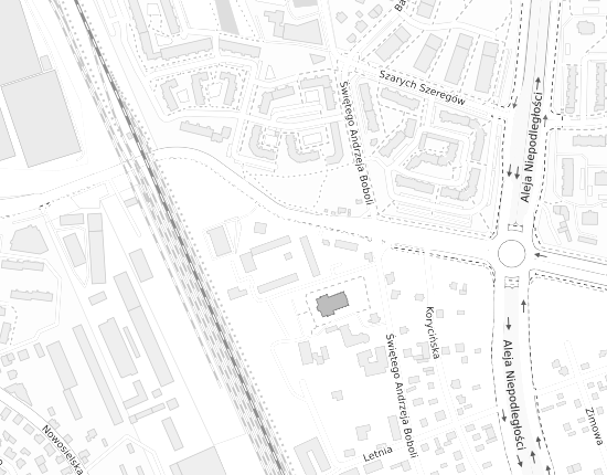 Mapa z adresem organizacji