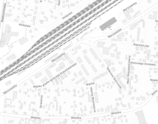 Mapa z adresem organizacji