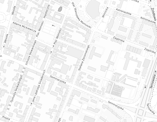 Mapa z adresem organizacji