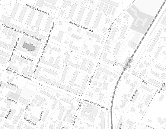 Mapa z adresem organizacji