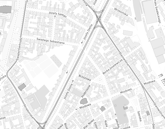 Mapa z adresem organizacji
