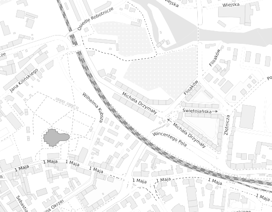Mapa z adresem organizacji