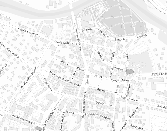 Mapa z adresem organizacji