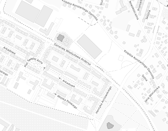 Mapa z adresem organizacji