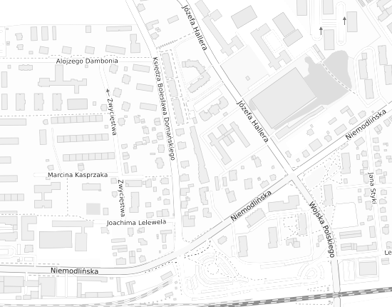 Mapa z adresem organizacji