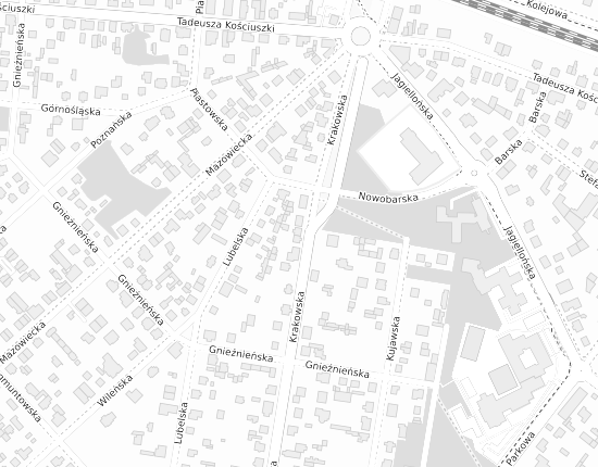 Mapa z adresem organizacji