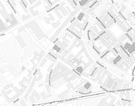 Mapa z adresem organizacji